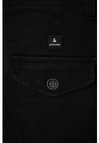 Jack & Jones - Spodnie dziecięce 128-176 cm. Kolor: czarny. Materiał: tkanina, bawełna, dzianina, elastan. Wzór: gładki #3