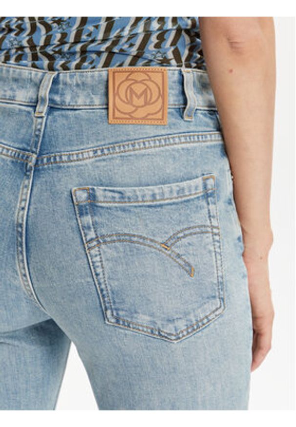 Marella Jeansy Fcrop 2413181084 Niebieski Flare Fit. Kolor: niebieski