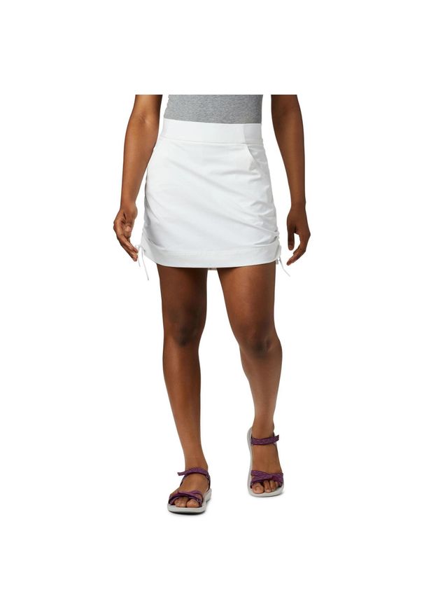 columbia - Skort damski Columbia Anytime Casual. Kolor: biały. Materiał: elastan, nylon. Sport: turystyka piesza
