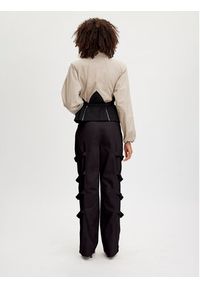 GESTUZ - Gestuz Spodnie materiałowe 10908260 Czarny Regular Fit. Kolor: czarny. Materiał: materiał, bawełna