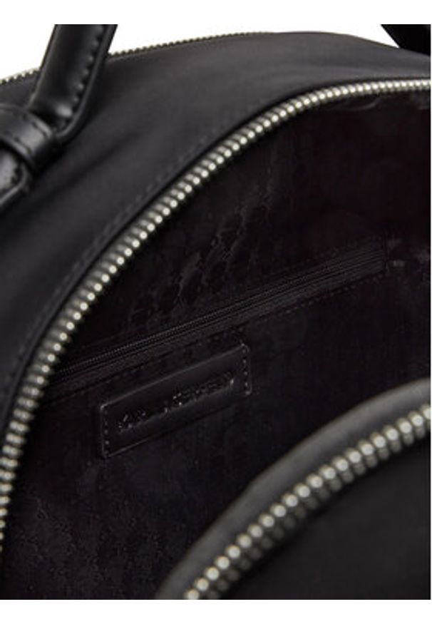 Karl Lagerfeld - KARL LAGERFELD Plecak A2W30183 Czarny. Kolor: czarny. Materiał: materiał