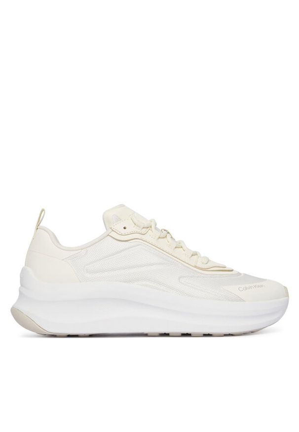 Calvin Klein Sneakersy Chunky Runner Laceup Hf Blst Ny HW0HW03111 Biały. Kolor: biały. Materiał: materiał