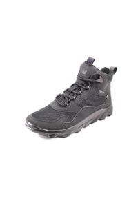 ecco - Buty do chodzenia damskie Ecco Mx Mid Gtx. Wysokość cholewki: za kostkę. Zapięcie: sznurówki. Kolor: czarny. Materiał: materiał. Szerokość cholewki: normalna. Styl: sportowy