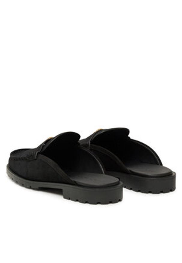 Coach Klapki CAU88 Czarny. Kolor: czarny. Materiał: zamsz, skóra