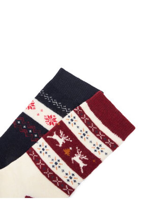 Gino Rossi - GINO ROSSI Skarpety długie CEO_BR_GR_005_W_AW25 (2 PACK) Kolorowy. Materiał: poliester. Wzór: kolorowy