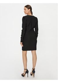 YAS Sukienka codzienna 26031704 Czarny Regular Fit. Okazja: na co dzień. Kolor: czarny. Materiał: wiskoza. Typ sukienki: proste. Styl: casual #5