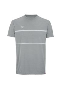 TECNIFIBRE - Koszulka tenisowa męska z krótkimrękawem Tecnifibre Team Tech Tee. Kolor: wielokolorowy, szary, biały. Długość rękawa: krótki rękaw. Długość: krótkie. Sport: tenis