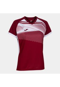 Joma - Koszulka do piłki nożnej damska Supernova II. Kolor: czerwony, brązowy, biały, wielokolorowy. Sport: piłka nożna