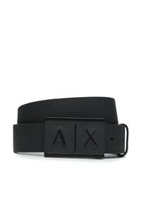 Armani Exchange Pasek Męski 951019 CC507 00020 Czarny. Kolor: czarny. Materiał: skóra