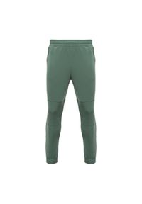 Puma - Spodnie treningowe męskie PUMA Fit Double Knit Jogger. Kolor: zielony