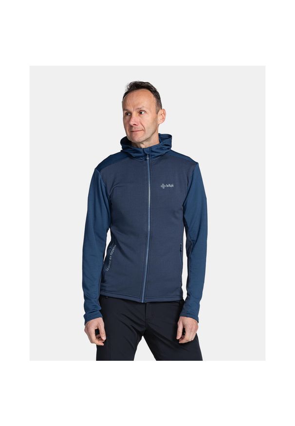 Męska elastyczna warstwa środkowa Kilpi SEVELEN-M. Kolor: niebieski. Sezon: zima. Sport: narciarstwo