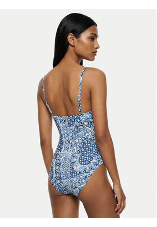 Lauren Ralph Lauren - LAUREN RALPH LAUREN Strój kąpielowy 20640066 Niebieski. Kolor: niebieski. Materiał: syntetyk