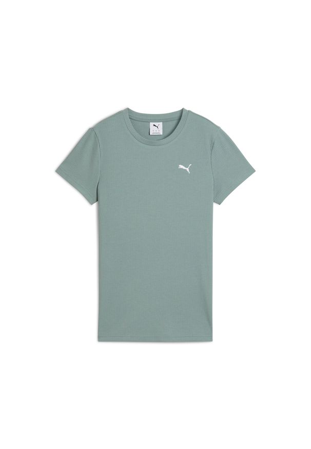 Koszulka damska Puma ESS Elevated. Kolor: zielony