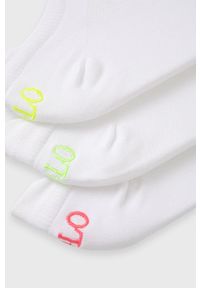 Polo Ralph Lauren skarpetki (3-pack) damskie kolor biały. Kolor: biały