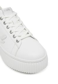 Karl Lagerfeld - KARL LAGERFELD Sneakersy KL42311A Biały. Kolor: biały. Materiał: skóra