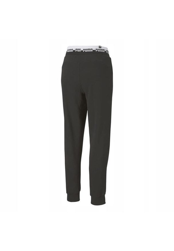 Puma - Spodnie Do Joggingu Damskie Amplified. Kolor: czarny. Sport: bieganie