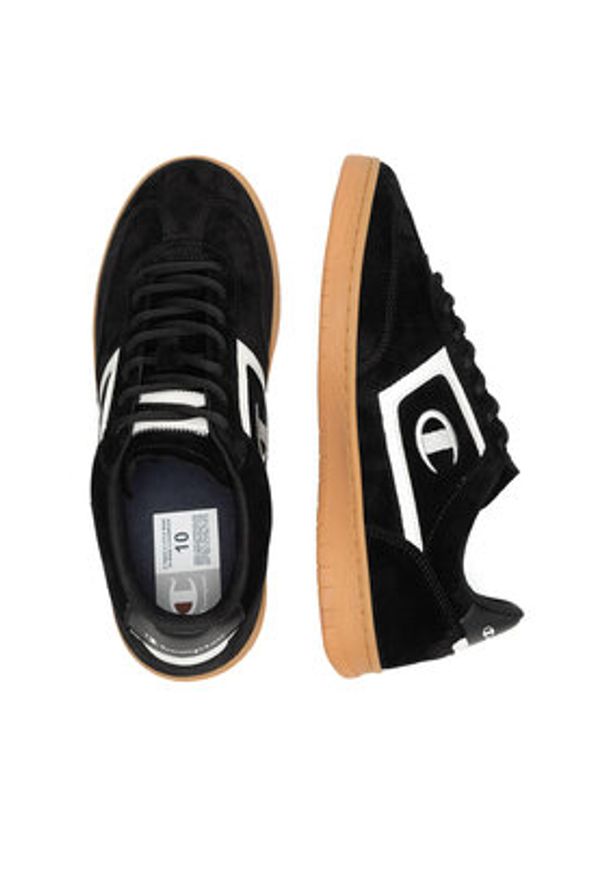 Champion Sneakersy CL78 S LOW S22279-KK002 Czarny. Kolor: czarny. Materiał: zamsz, skóra