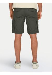 Only & Sons Szorty materiałowe Loc Cargo 22029214 Zielony Regular Fit. Kolor: zielony. Materiał: bawełna