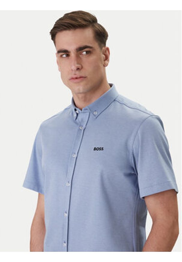 BOSS Koszula ST Motion 50555951 Błękitny Regular Fit. Kolor: niebieski. Materiał: bawełna