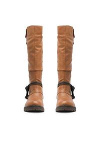 Rieker Kozaki Z4758-24 Brązowy. Kolor: brązowy. Materiał: syntetyk #5