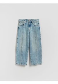 Reserved - Jeansy baggy - niebieski. Kolor: niebieski
