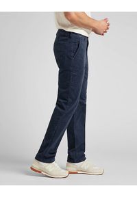 Lee - LEE REGULAR CHINO MĘSKIE SPODNIE SZTRUKSOWE SZTRUKS MOOD INDIGO L71FQE50 112321615. Materiał: sztruks #4