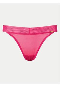 Gossard Stringi Glossies 6256 Różowy. Kolor: różowy. Materiał: syntetyk