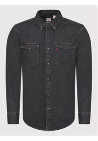 Levi's® Koszula jeansowa Barstow Western 85744-0038 Czarny Standard Fit. Kolor: czarny. Materiał: bawełna #5