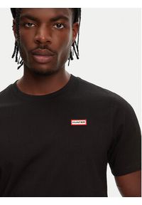 Hunter T-Shirt Raasay Graphic HARM0034251 Czarny Regular Fit. Kolor: czarny. Materiał: bawełna #5