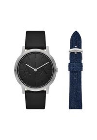 Armani Exchange Zegarek Dale AX7168SET Czarny. Kolor: czarny