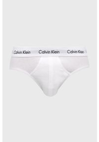 Calvin Klein Underwear - Slipy (3-pack). Kolor: wielokolorowy. Materiał: bawełna, dzianina, elastan. Wzór: gładki #3