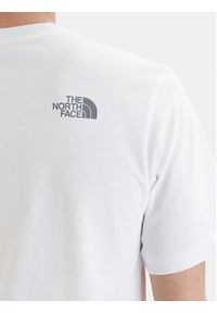 The North Face T-Shirt Mountain Line NF0A8GUX Biały Regular Fit. Kolor: biały. Materiał: bawełna #2