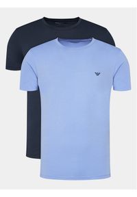 Emporio Armani Underwear Komplet 2 t-shirtów 111267 4R720 23731 Kolorowy Regular Fit. Materiał: bawełna. Wzór: kolorowy