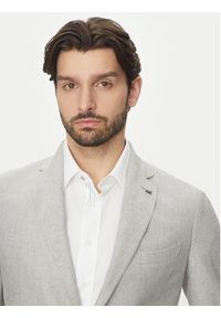 Michael Kors Marynarka MK0SB01083 Szary Regular Fit. Kolor: szary. Materiał: syntetyk #2