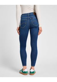 Lee - LEE DAMSKIE SPODNIE JEANSOWE SCARLETT HIGH ZIP INDIGO REALNES 112355547 L31B016319 #5
