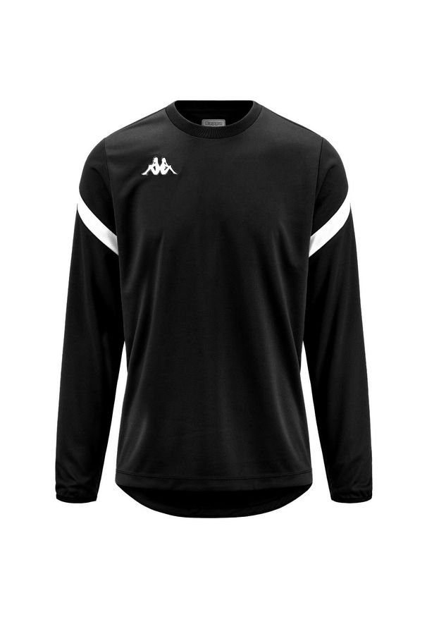 Bluza dziecięca z okrągłym dekoltem Kappa Dolvano. Kolor: czarny, biały, wielokolorowy. Sport: piłka nożna