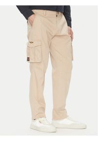 Aeronautica Militare Spodnie materiałowe 251PA1658CT3511 Beżowy Regular Fit. Kolor: beżowy. Materiał: bawełna