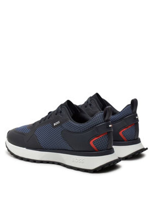 BOSS - Boss Sneakersy Jonah Runn meth 50513195 Granatowy. Kolor: niebieski. Materiał: materiał