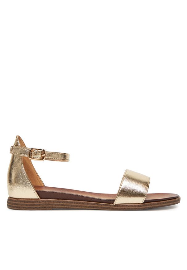 Sandały Clara Barson. Kolor: złoty
