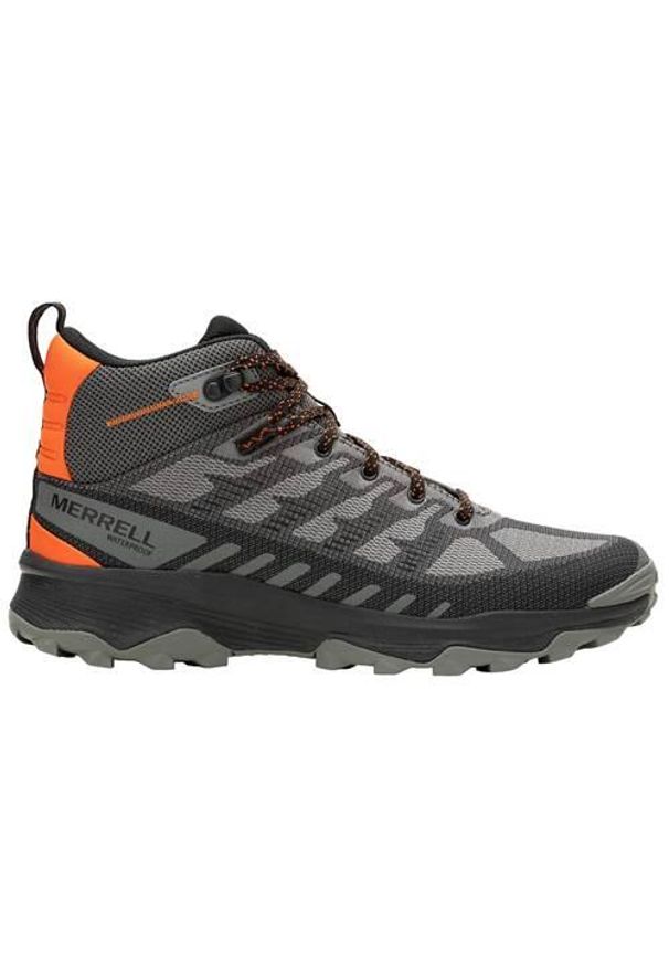 Buty trekkingowe męskie Merrell Moab Speed Eco Mid Wp. Zapięcie: sznurówki. Kolor: wielokolorowy. Materiał: syntetyk, materiał. Szerokość cholewki: normalna