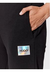 Hugo Spodnie dresowe Dachibi Redlabel 50455983 Czarny Regular Fit. Kolor: czarny. Materiał: bawełna, dresówka #4