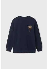 Mayoral bluza dziecięca kolor granatowy wzorzysta. Okazja: na co dzień. Kolor: niebieski. Wzór: haft. Styl: casual #5