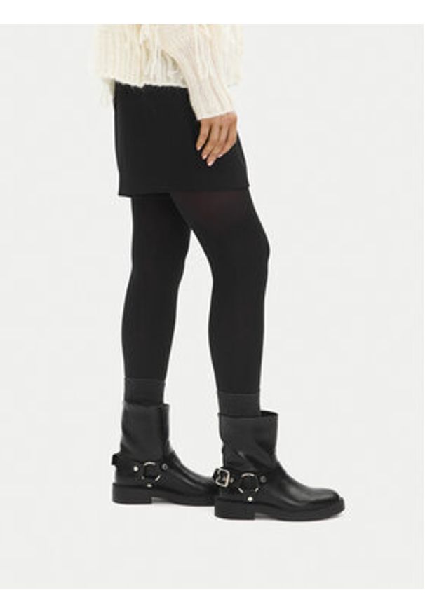 Jenny - JENNY Botki CEO-90075 Czarny. Kolor: czarny. Materiał: materiał