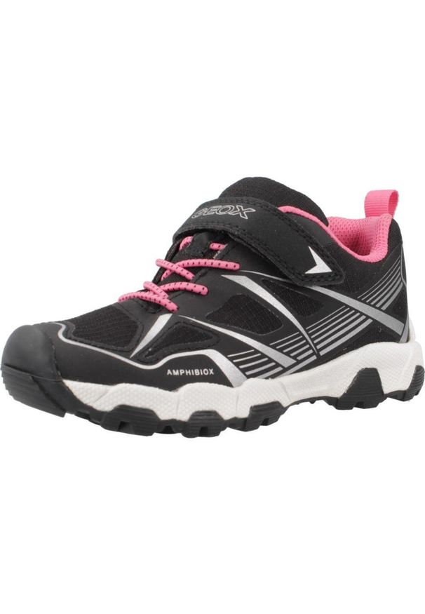 Geox - Buty GEOX J MAGNETAR G. B ABX Czarny. Kolor: czarny. Materiał: syntetyk, tkanina. Sport: turystyka piesza