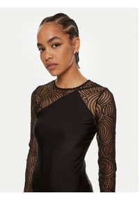 ROTATE Sukienka koktajlowa Isadora 112910100 Czarny Slim Fit. Kolor: czarny. Materiał: syntetyk. Styl: wizytowy #2