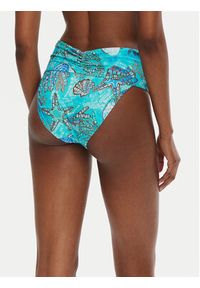 Seafolly Dół od bikini La Mer 40742-214 Turkusowy. Kolor: turkusowy. Materiał: syntetyk