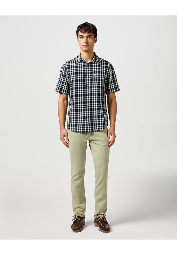 Wrangler - MESKIE SPODNIE WRANGLER GREENSBORO TEA 112362440