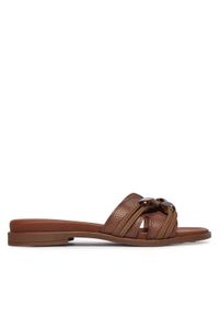 Hispanitas Klapki HV264683 C001 Brązowy. Kolor: brązowy. Materiał: skóra #1