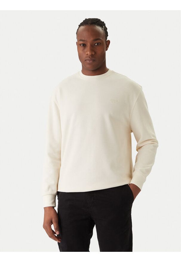 Guess Bluza M6RP07 KD231 Écru Regular Fit. Materiał: bawełna