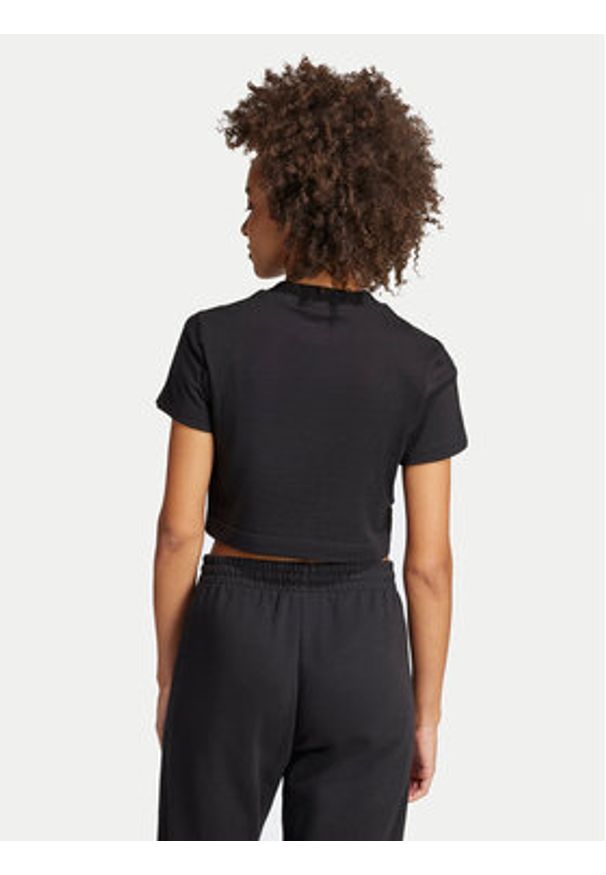 Adidas - adidas T-Shirt ALL SZN 3-Stripes JI9102 Czarny Slim Fit. Kolor: czarny. Materiał: bawełna